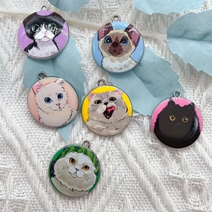 10 個漫画動物猫エナメルジュエリー作りかわいいぶら下げイヤ - Jewelry Making Supplies のレビューと価格