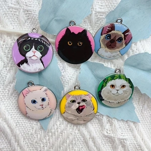 10 個漫画動物猫エナメルジュエリー作りかわいいぶら下げイヤ - Jewelry Making Supplies のレビューと価格