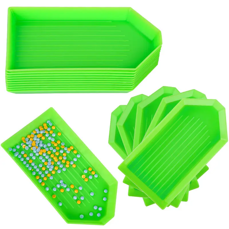 6 ピース/セットプラスチックダイヤモンドペインティングビー - Jewelry Making Board のレビューと価格