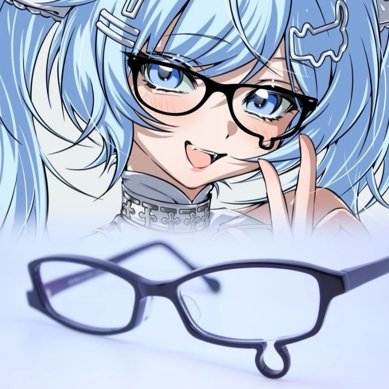 アニメ Y2K コスプレメガネレンズなしユニセックスティアド - Jewelry Making Glasses のレビューと価格