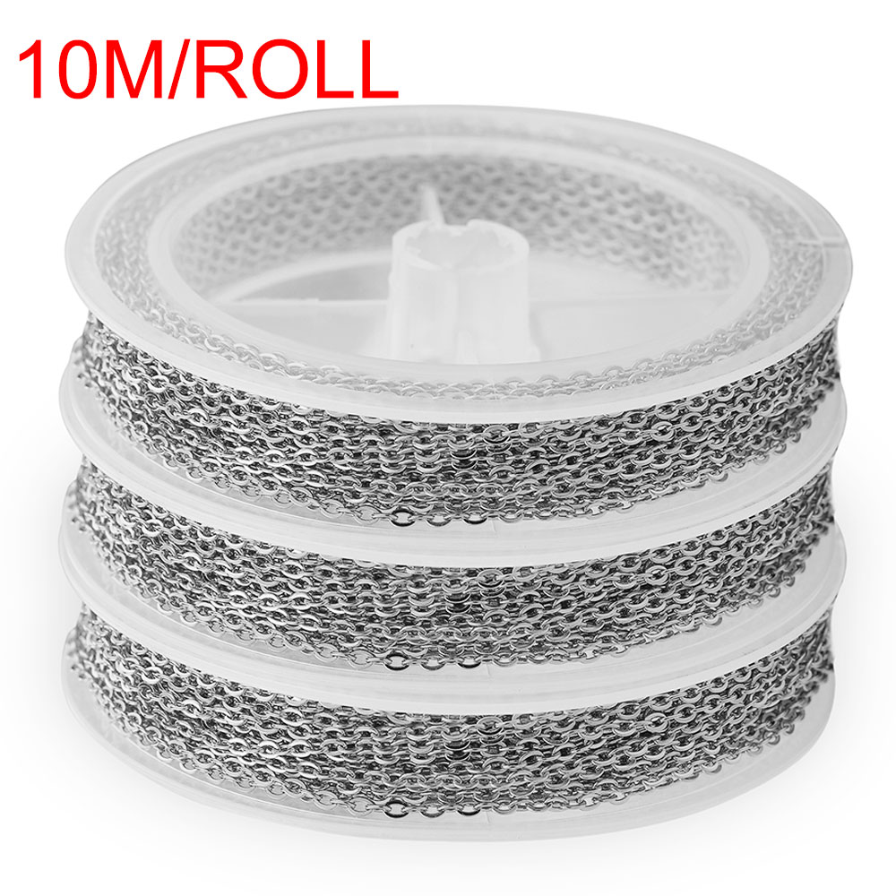 10 メートル/ロールフェードなしステンレス鋼ケーブルチェー - Chain Roll Cable のレビューと価格