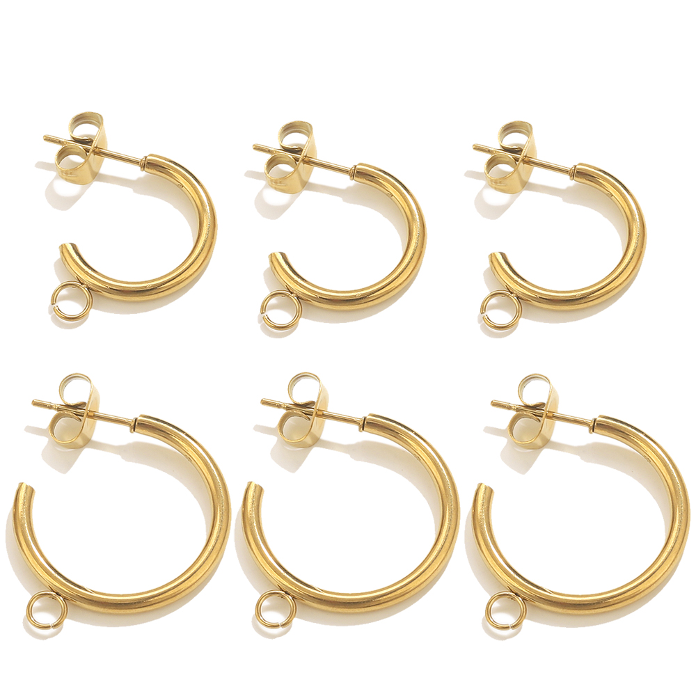 6 個ステンレス鋼 C 字型イヤリング作成用品 DIY ジュ - Jewelry Making Materials Wholesale のレビューと価格