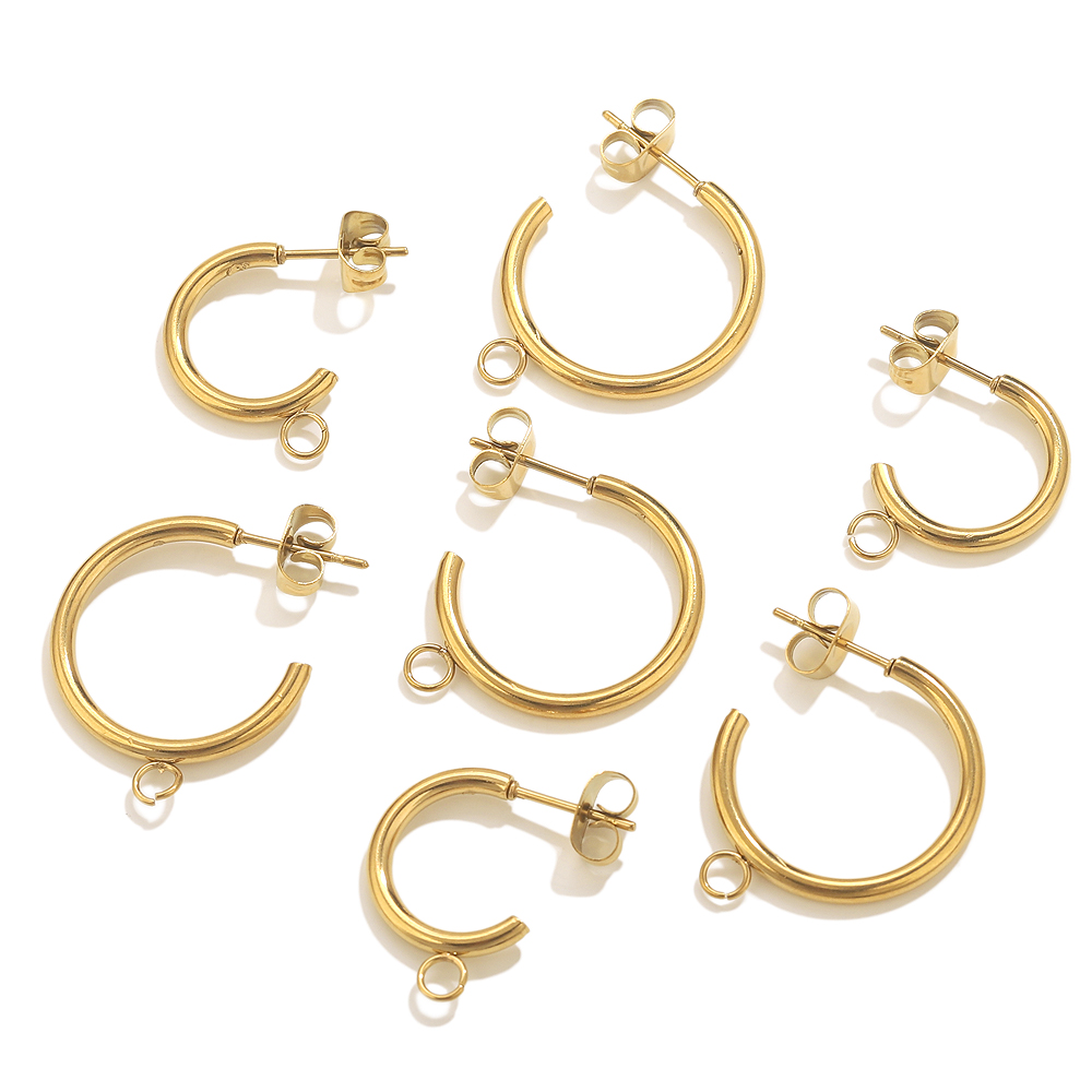 6 個ステンレス鋼 C 字型イヤリング作成用品 DIY ジュ - Jewelry Making Materials Wholesale のレビューと価格