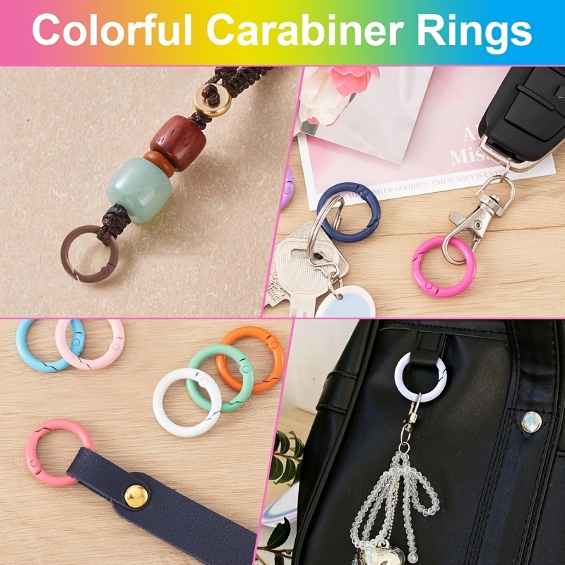 100個入り カラフルな25mm丸型スプリングOリング ジュ - Jewelry Making Materials Wholesale のレビューと価格