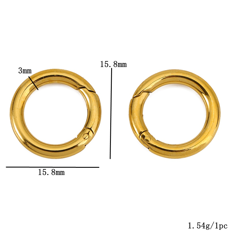 2 個ステンレス鋼クラスプハートラウンドリングロブスタークラ - Jewelry Making Kit For Beginners のレビューと価格