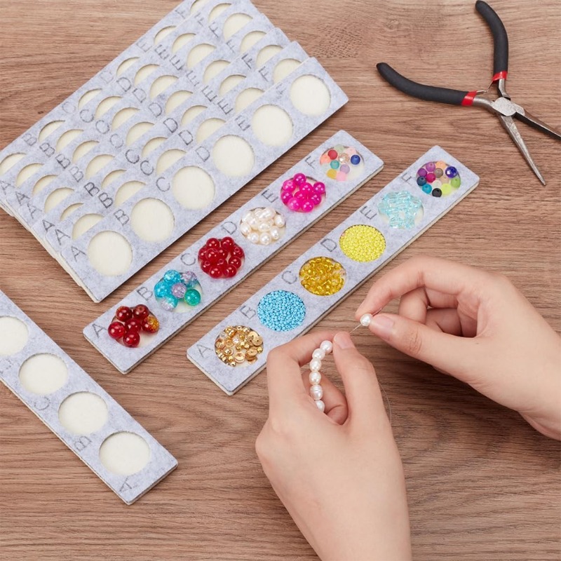 ジュエリー作り用ビーズデザイントレイ,ビーズボード,ビーズマ - Jewelry Making Board のレビューと価格