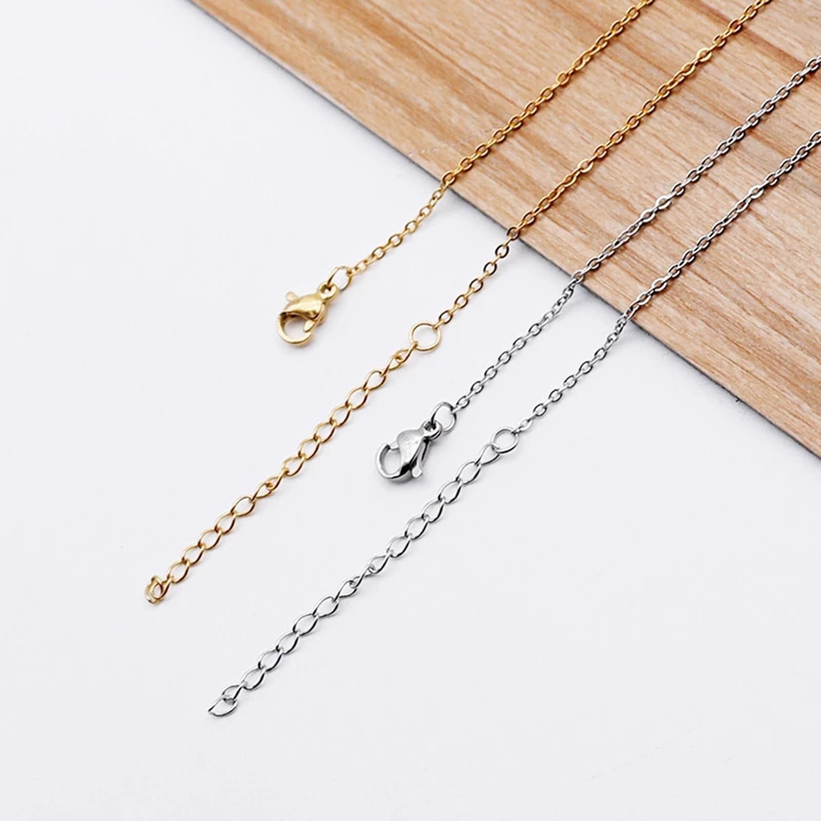 鉄メッキネックレスチェーンバルクキット、DIYジュエリー用品 - Chain Roll Cable のレビューと価格