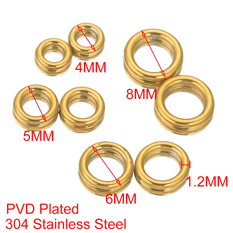 ステンレス鋼クローズドジャンプリング、スプリットリング、太い - Jewelry Making Ring Tool のレビューと価格