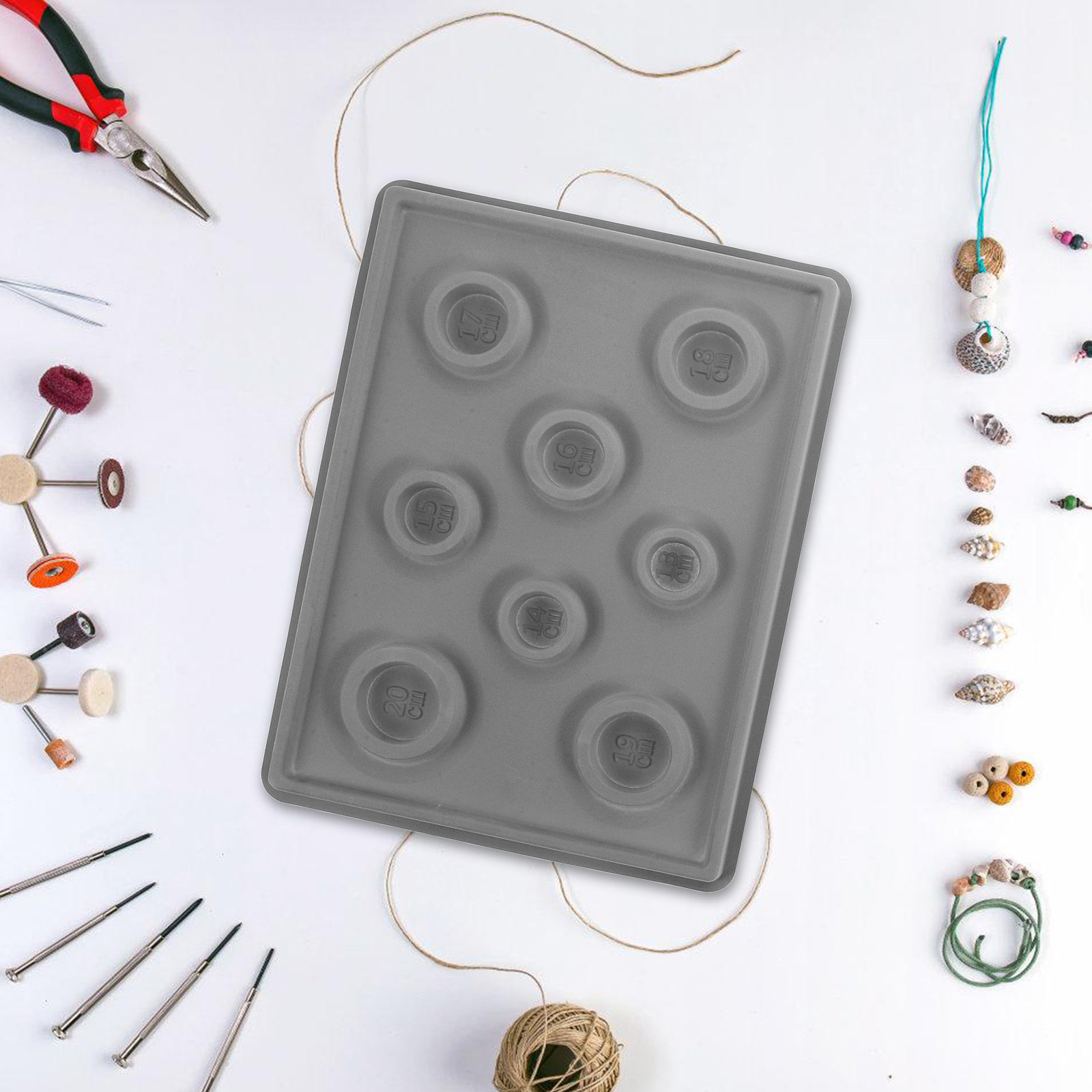 2個入りジュエリー製作用ビーズボード ブレスレットネックレス - Jewelry Making Board のレビューと価格