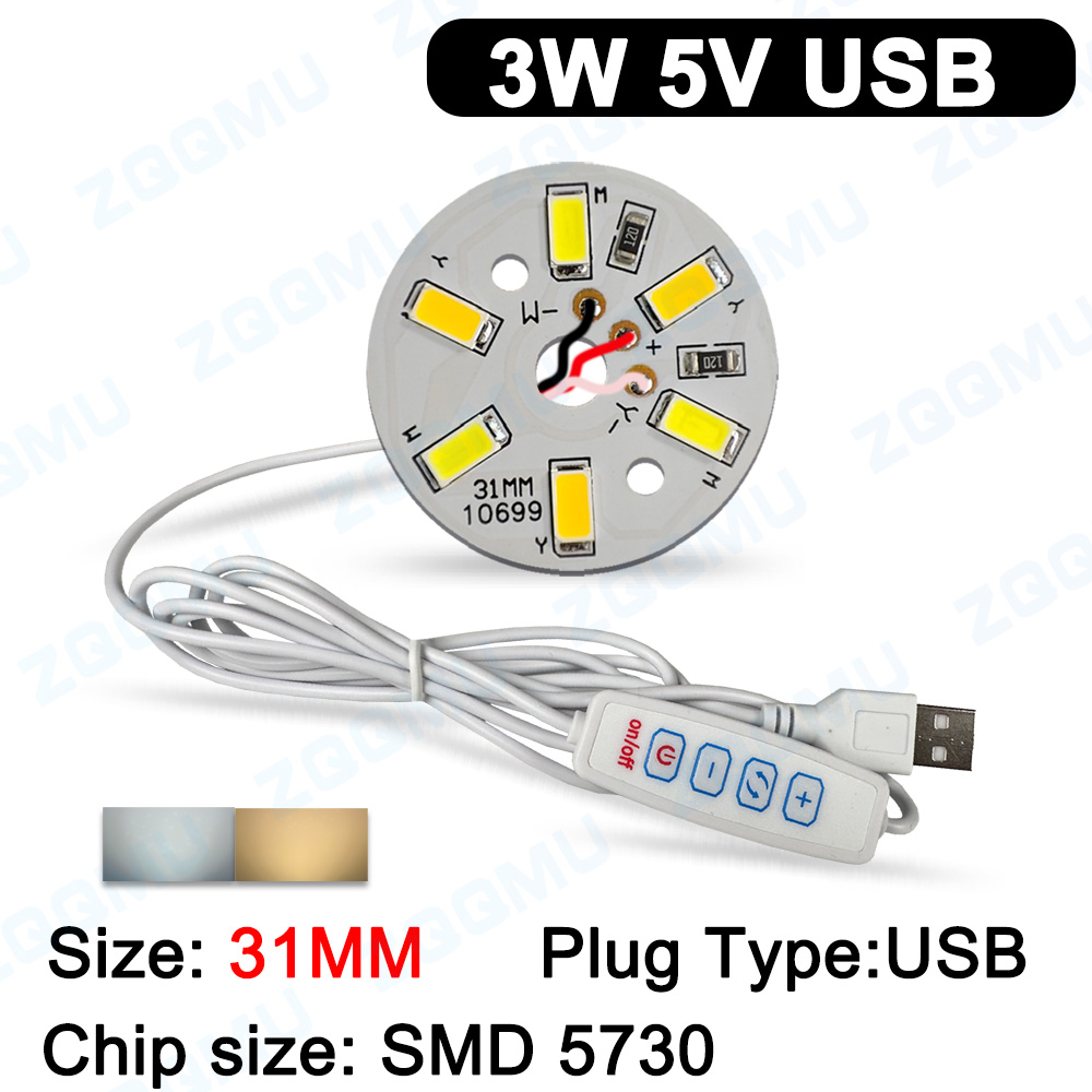 USB LED ライトボード DC5V 3 ワット 6 ワッ - Jewelry Making Board のレビューと価格