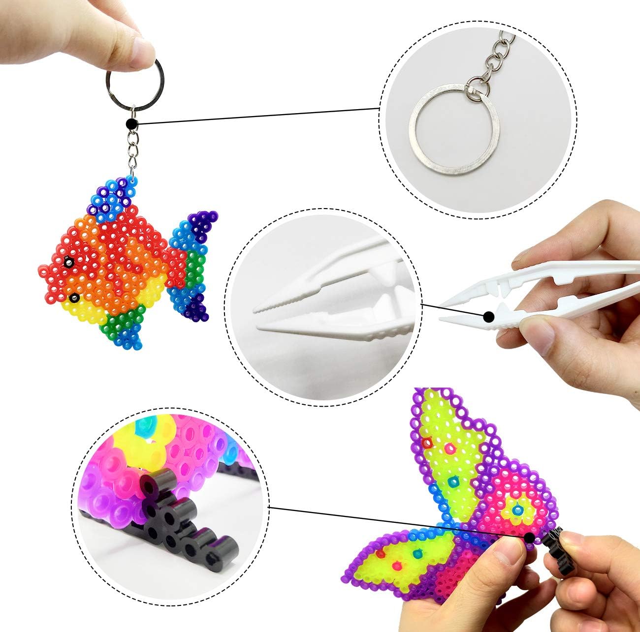 20 個 5 ミリメートルヒューズビーズボードクリアパーラー - Jewelry Making Board のレビューと価格
