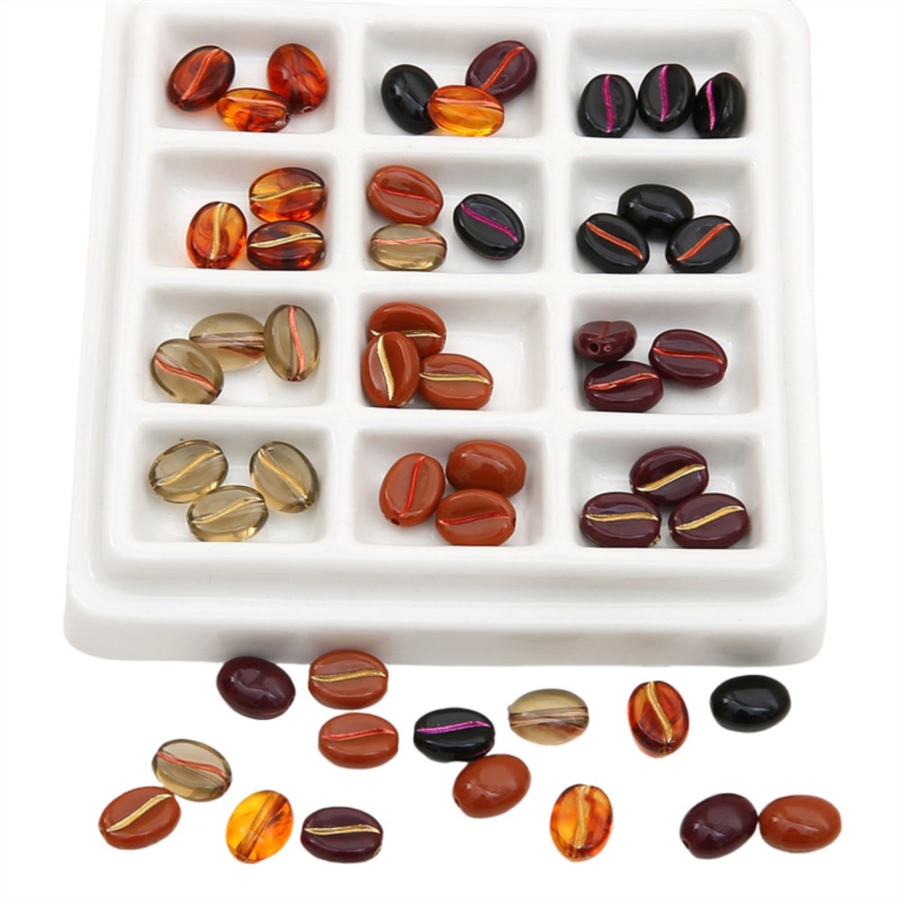 30 ピース/ロット 11 × 8 ミリメートルアクリルコー - Jewelry Making Materials Wholesale のレビューと価格