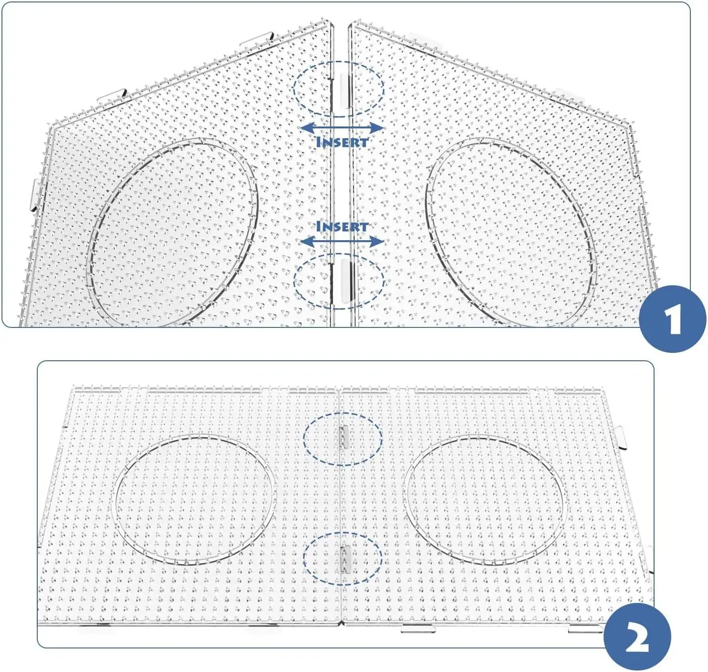 大きなヒューズビーズボード,フープボードキット,アイロン紙, - Jewelry Making Board のレビューと価格