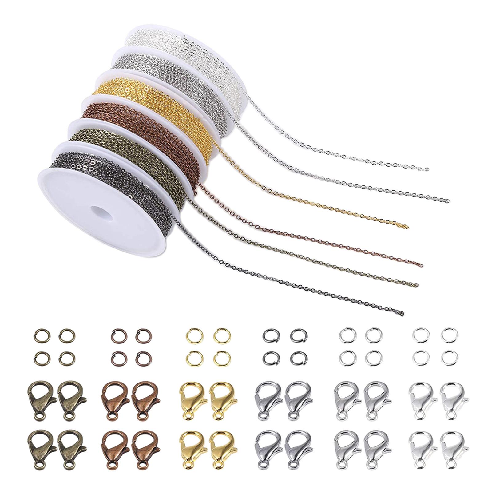6ロールケーブルチェーンリンクロブスタークラスプ180個のジ - Chain Roll Cable のレビューと価格