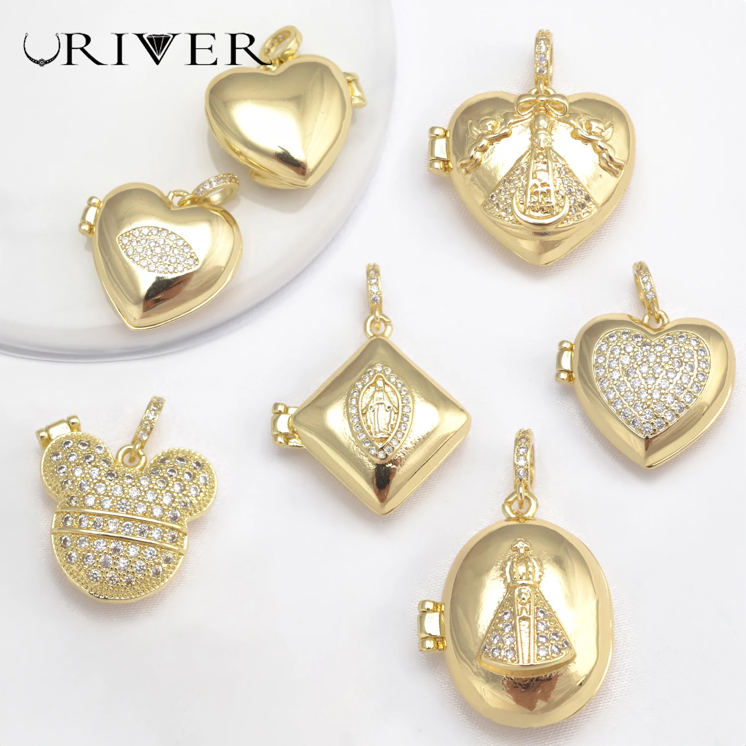 ヴィンテージチャームペンダント,日曜大工のジュエリー作り,ク - Jewelry Making Place のレビューと価格