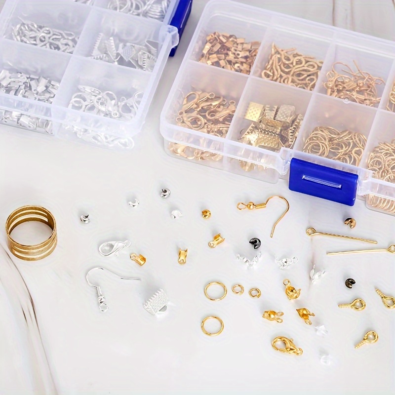 1420個入り 1箱 ジュエリーパーツセット イヤリング製作 - Jewelry Making Ring Tool のレビューと価格