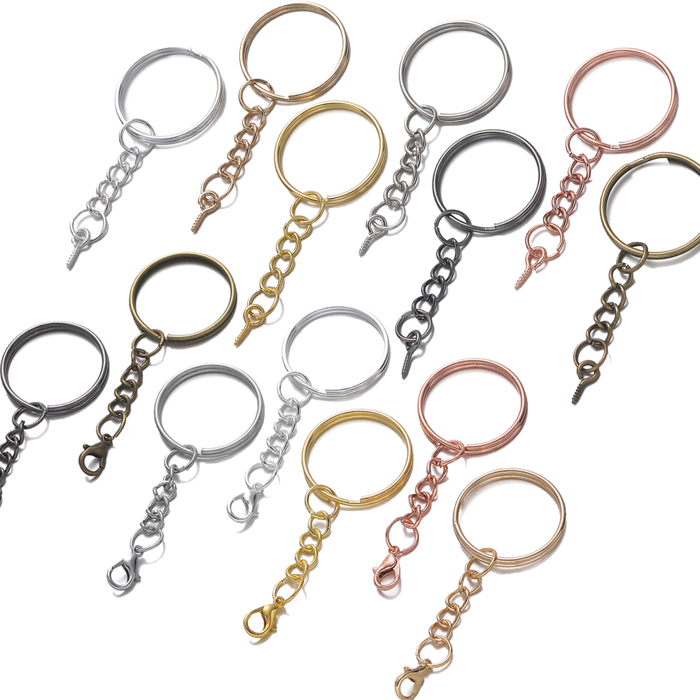 10個/ロット 25mm スクリューアイピン キーチェーン  - Jewelry Making Kit For Beginners のレビューと価格