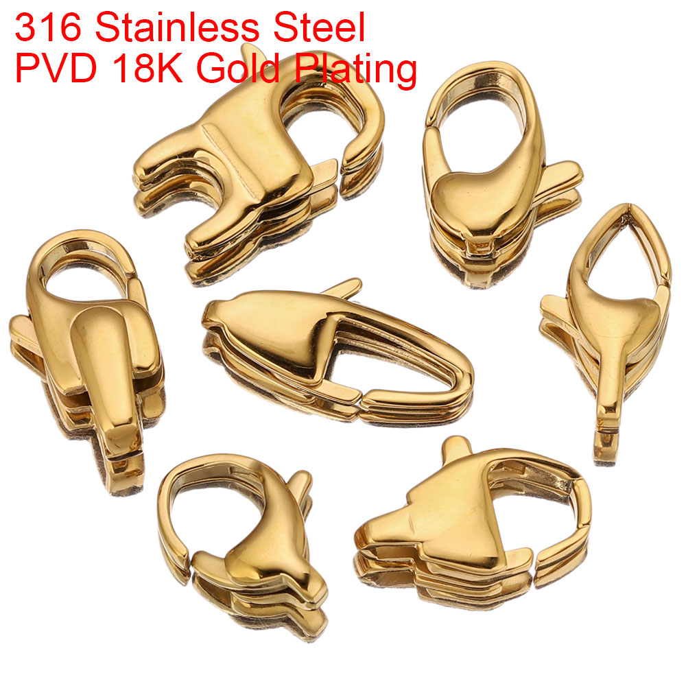 2 個の高品質 316 ステンレス鋼クラスプハートロブスター - Jewelry Making Supplies のレビューと価格