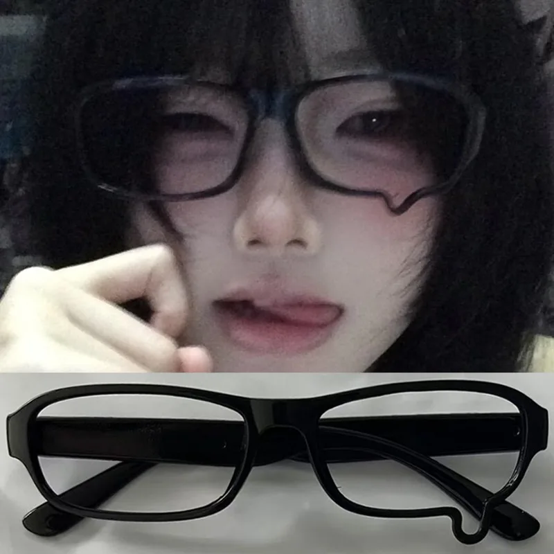 アニメ Y2K コスプレメガネレンズなしユニセックスティアド - Jewelry Making Glasses のレビューと価格