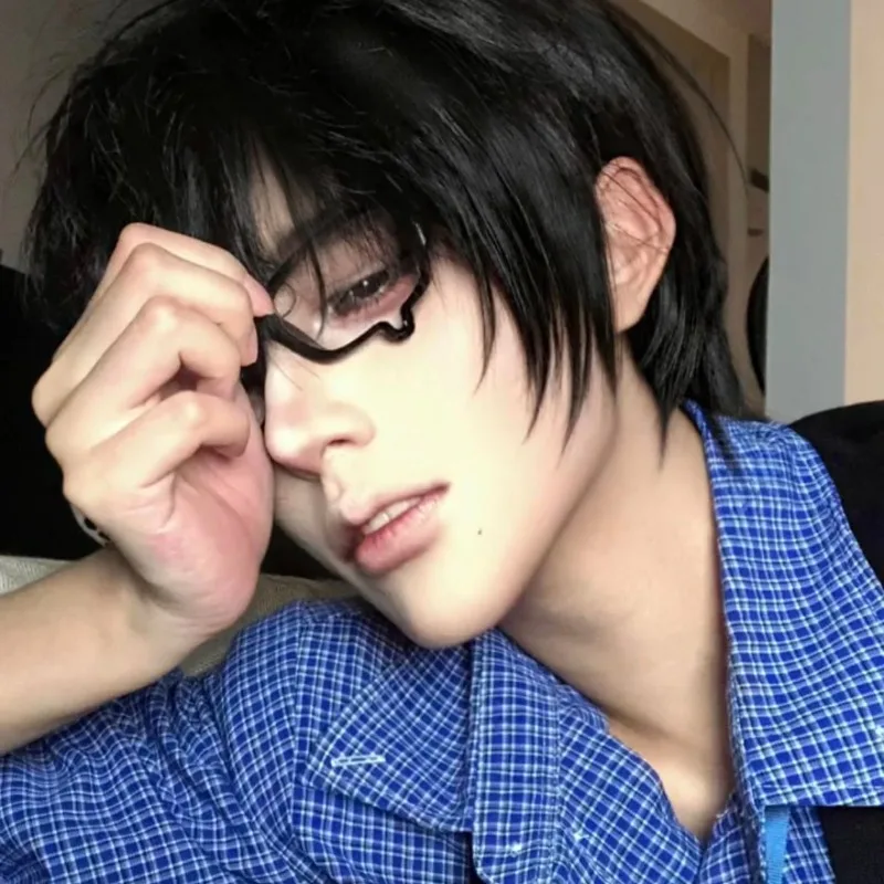アニメ Y2K コスプレメガネレンズなしユニセックスティアド - Jewelry Making Glasses のレビューと価格